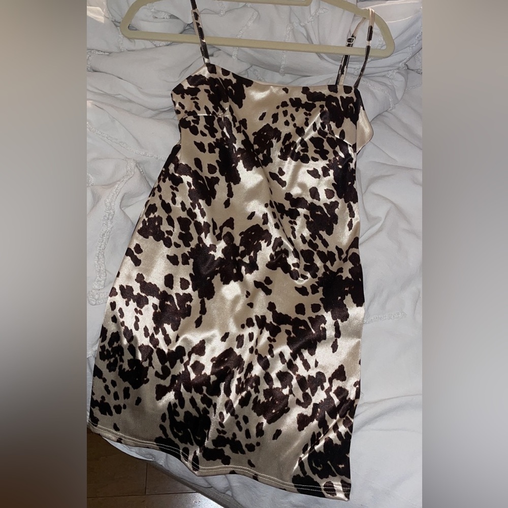 silk mini dress